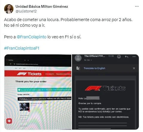 Colapinto fórmula 1